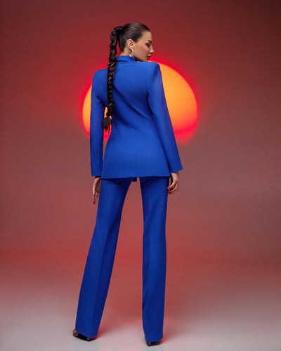 Blue SINGLE-BREASTED SUIT 2-PIECE (ARTICLE 354)