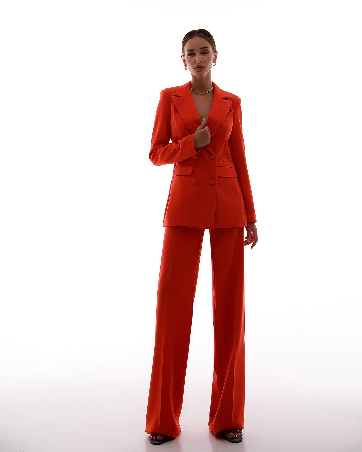 Coral Double Breasted Suit 3-Piece (article 300)