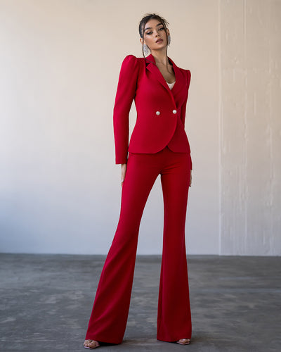 Red Double Breasted Suit 2-Piece (article 282)