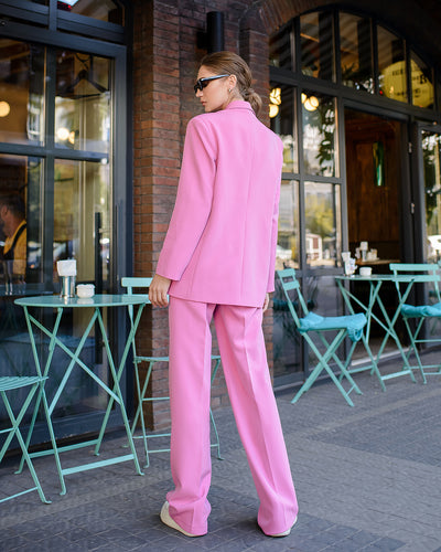Pink DOUBLE-BREASTED 3-PIECE SUIT (ARTICLE 424)
