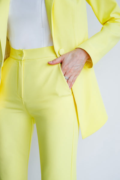 Yellow SINGLE-BREASTED SUIT 2-PIECE (ARTICLE 421)