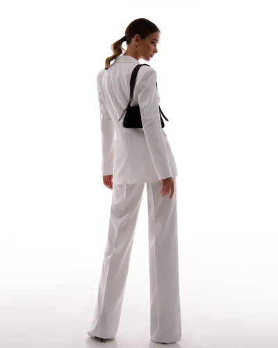 White Double Breasted Suit 3-Piece (article 300)