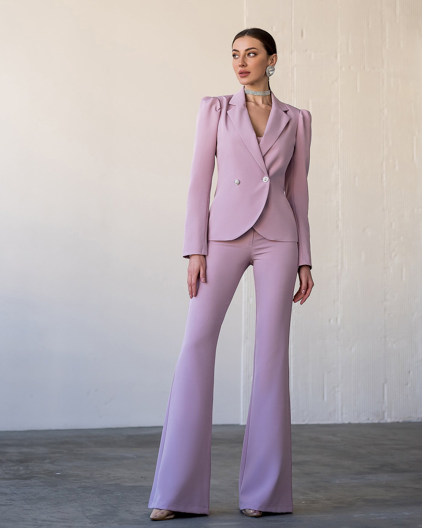 Dusty Pink Double Breasted Suit 2-Piece (article 282)