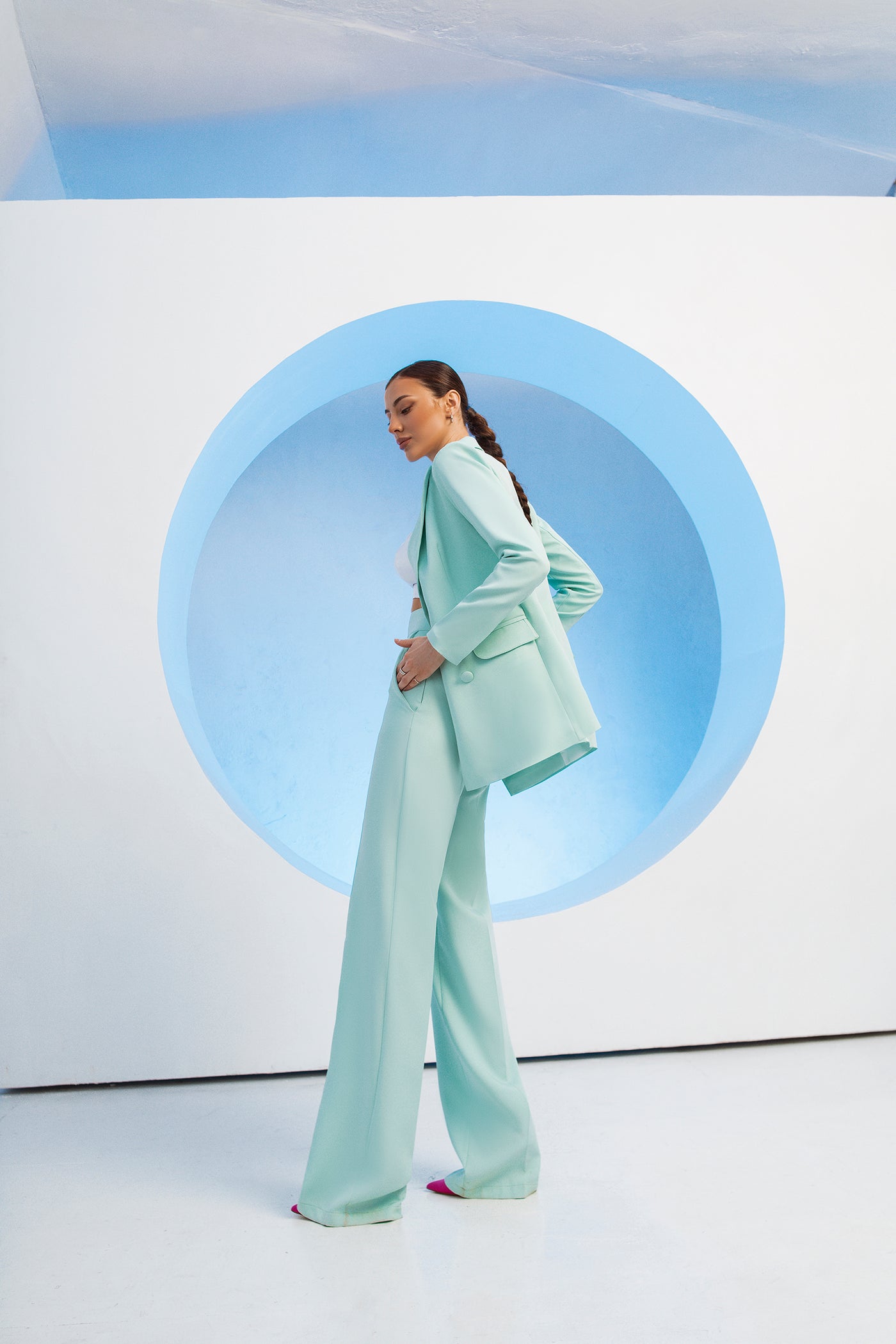 Tiffany BELTED DOUBLE BREASTED SUIT 2-PIECE (ARTICLE C273)