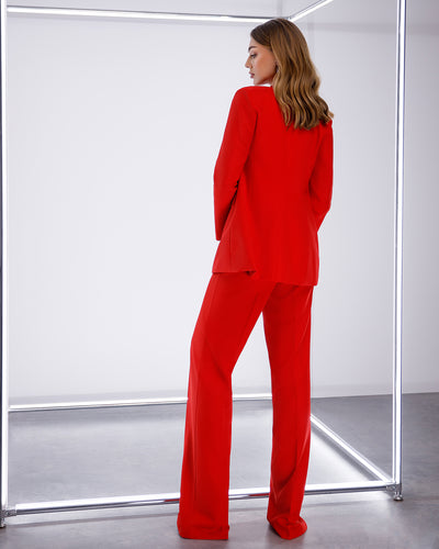 Red DOUBLE BREASTED SUIT 3-PIECE (ARTICLE 300)