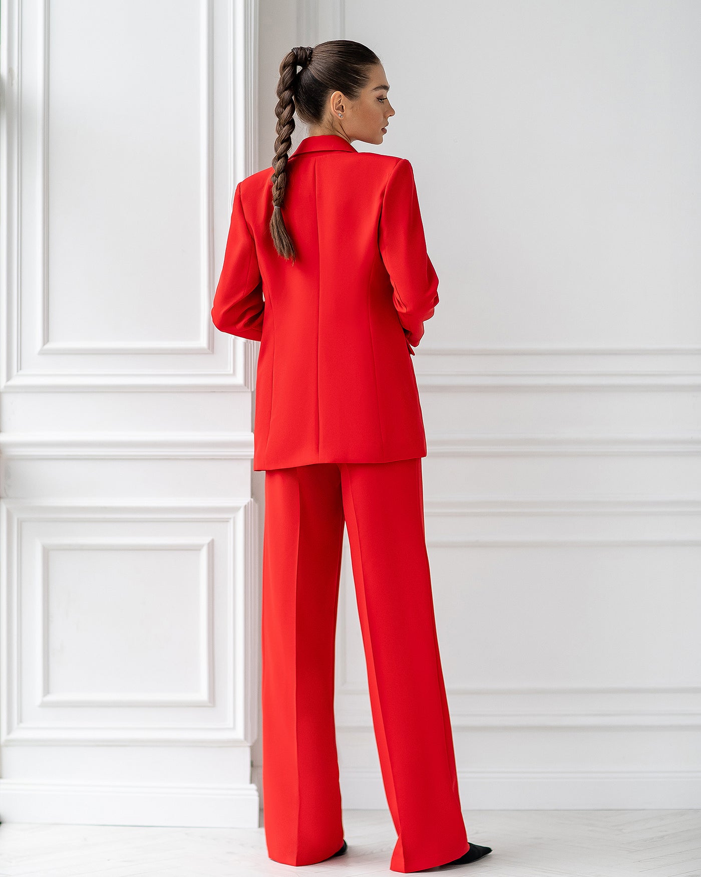 Red DOUBLE BREASTED SUIT 3-PIECE (ARTICLE 300)