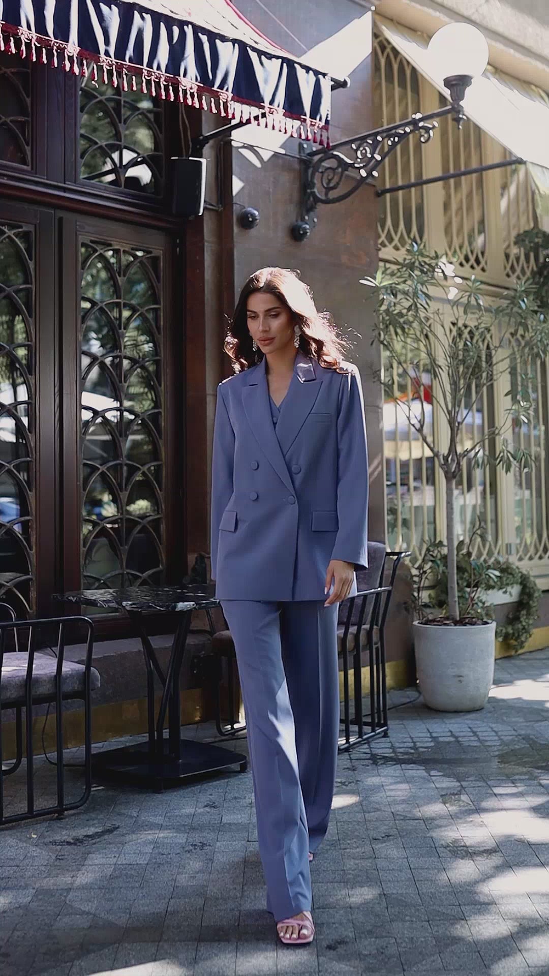 Grey DOUBLE-BREASTED 3-PIECE SUIT (ARTICLE 424)