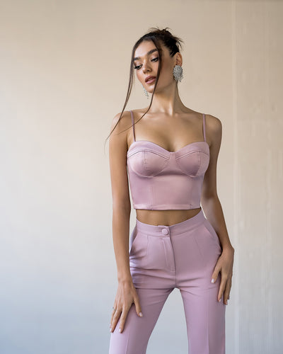 Dusty Pink Single-Breasted Suit 2-Piece (article 354)