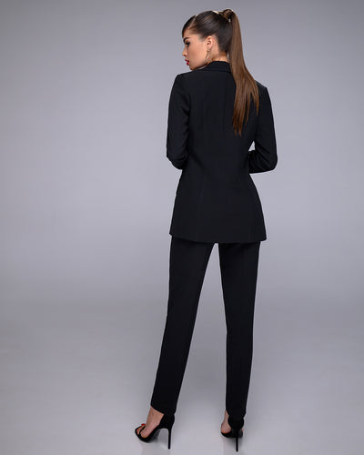 Black SINGLE-BREASTED SUIT 2-PIECE (article 400)