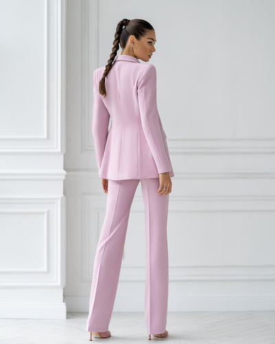 Dusty Pink Single-Breasted Suit 2-Piece (article 354)