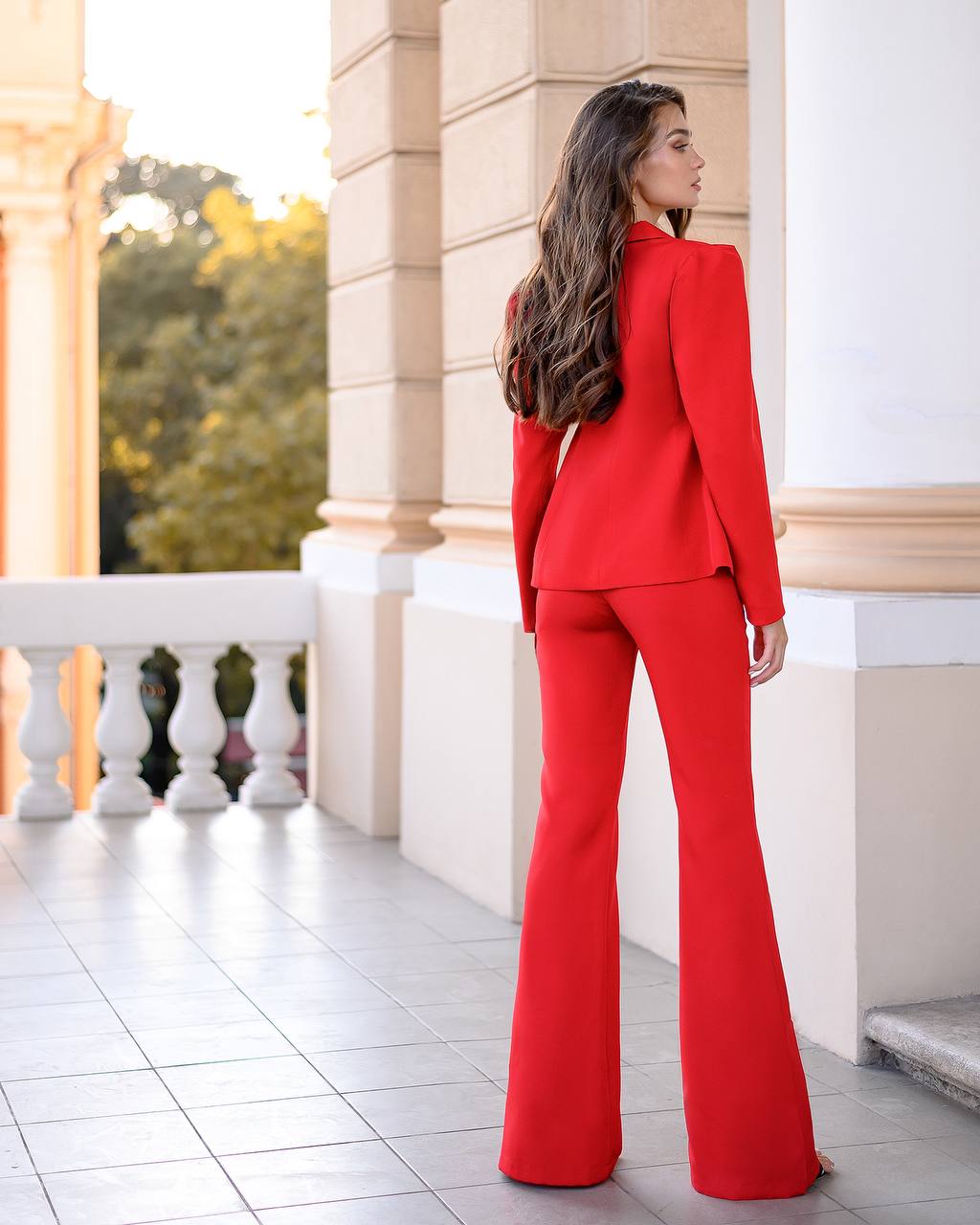 Red Double Breasted Suit 2-Piece (article 282)