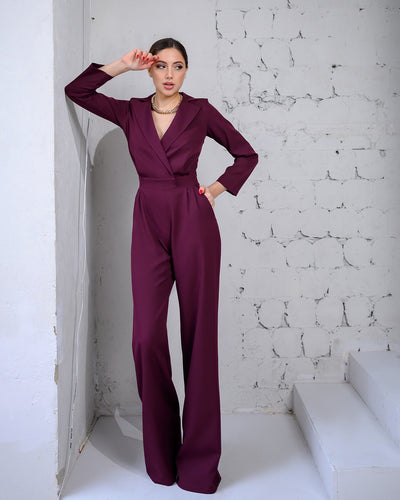 Bordeaux Bridal Jumpsuit (article 238)