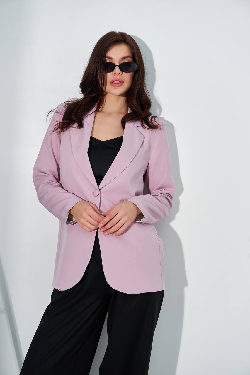 Dusty Pink 2-BUTTON SINGLE-BREASTED BLAZER (ARTICLE 283/1)