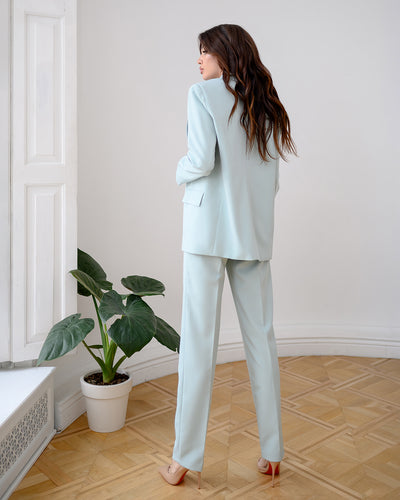 Olive Double-Breasted Suit 2-Piece (article 404)