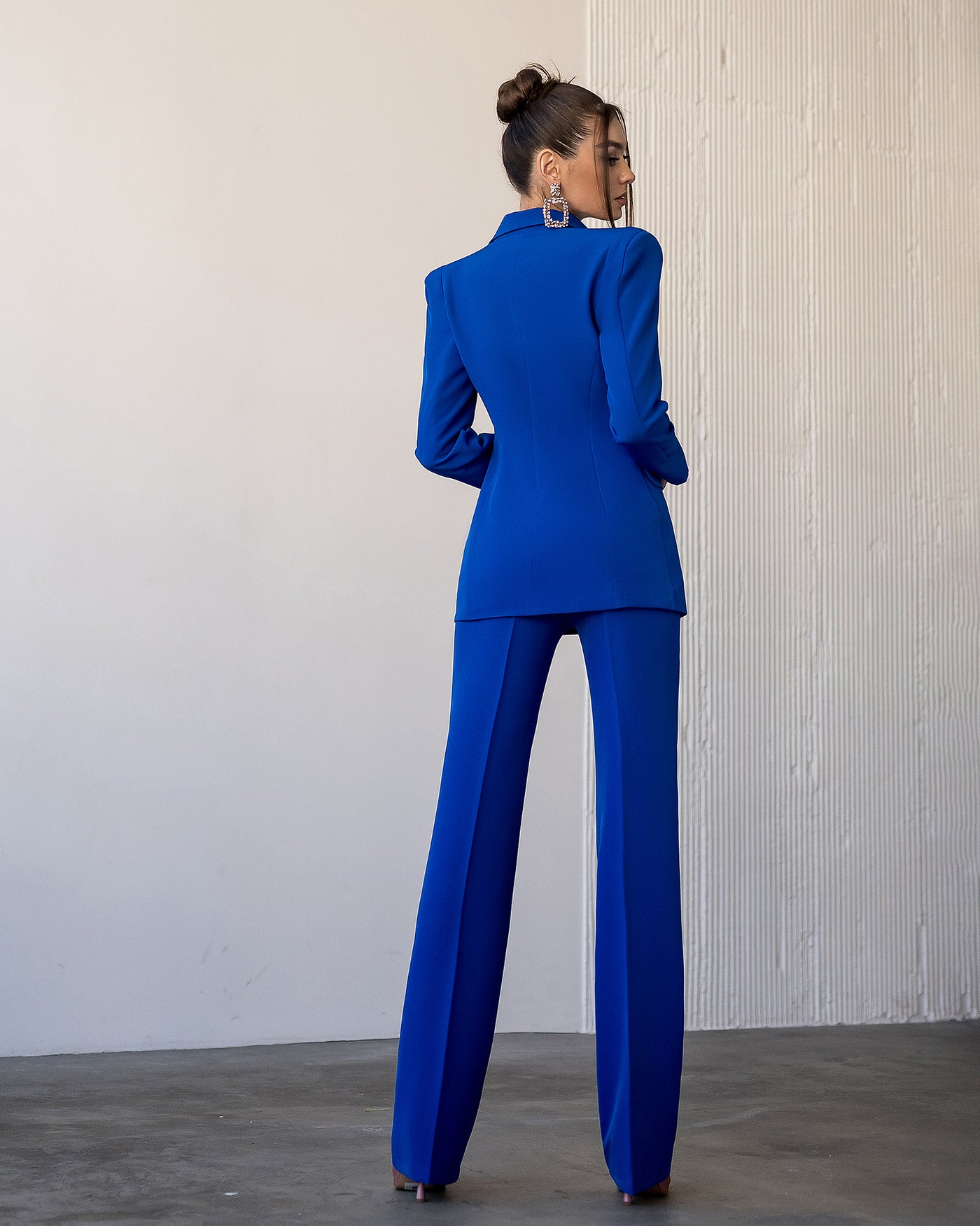 Blue SINGLE-BREASTED SUIT 2-PIECE (ARTICLE 354)