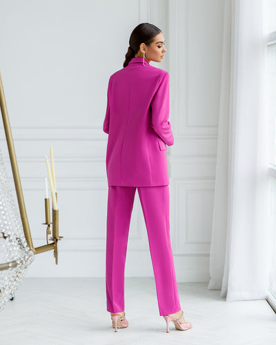 Purple Double-Breasted Suit 2-Piece (article 404)