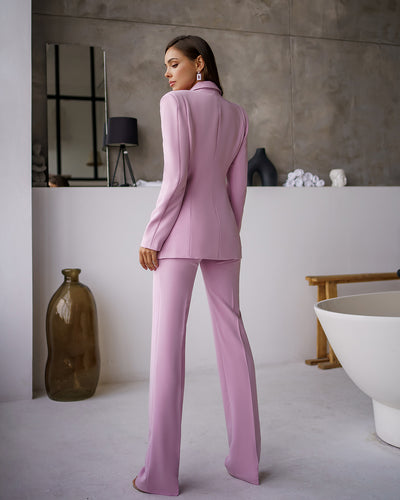 Dusty Pink Single-Breasted Suit 2-Piece (article 354)