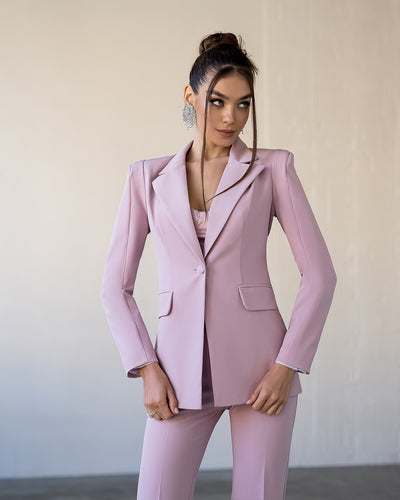 Dusty Pink Single-Breasted Suit 2-Piece (article 354)