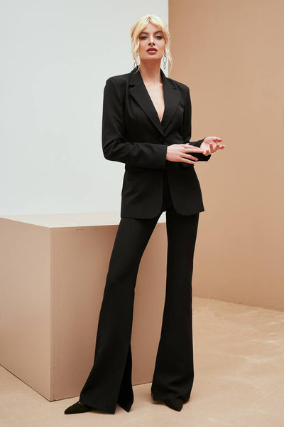 Black SINGLE-BREASTED SUIT 2-PIECE (ARTICLE 332)